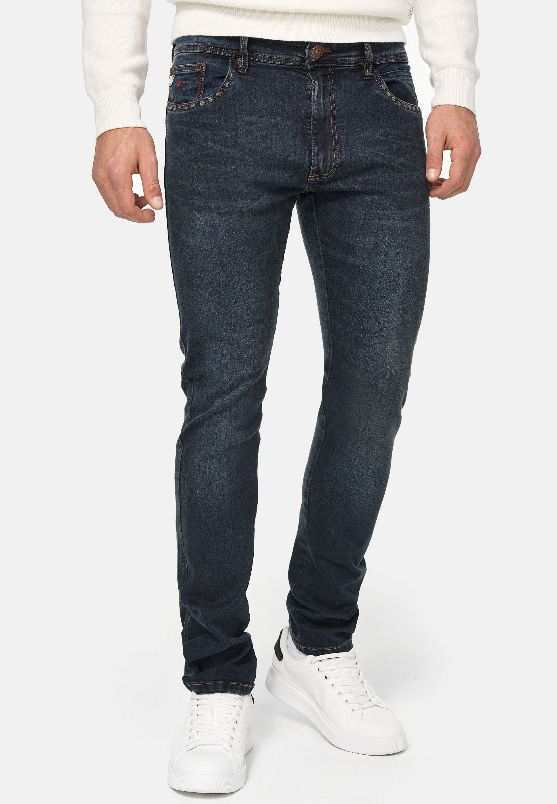 Indicode Regular-fit-Jeans Jake Grey Blue