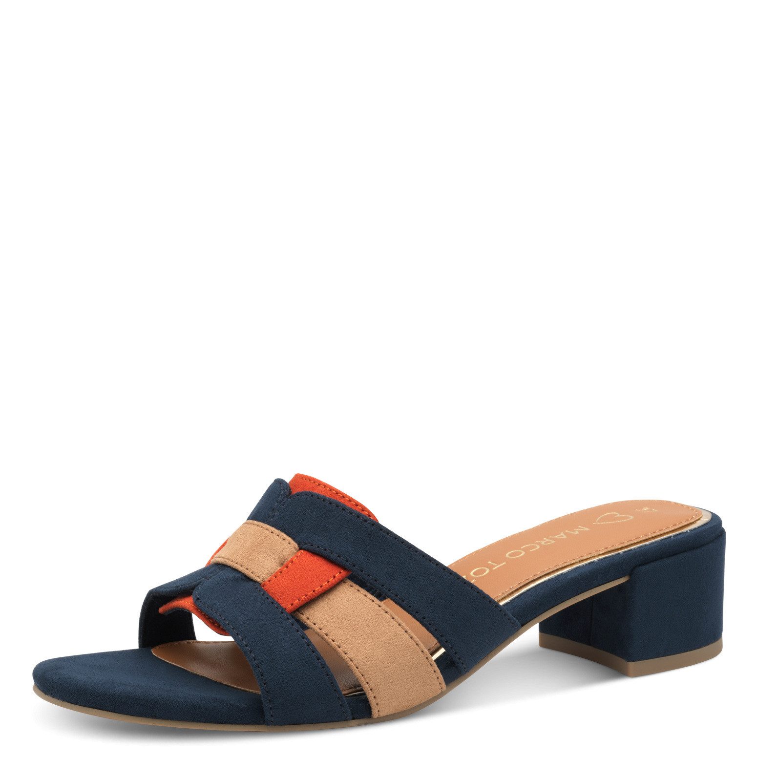 MARCO TOZZI MARCO TOZZI Damen Pantolette 2-27201-44-890 blau kombi Pantolet günstig online kaufen