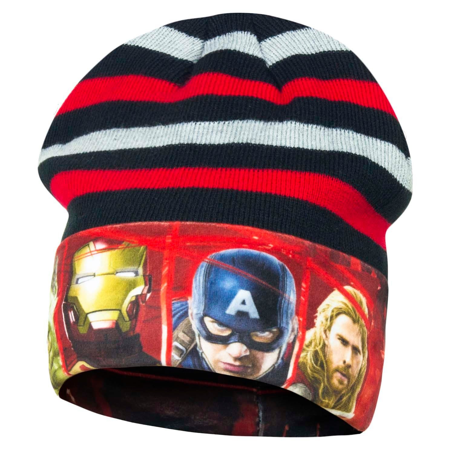 MARVEL Schlupfmütze Marvel Avengers Der Film Kinder Wintermütze Gr. 52 oder 54