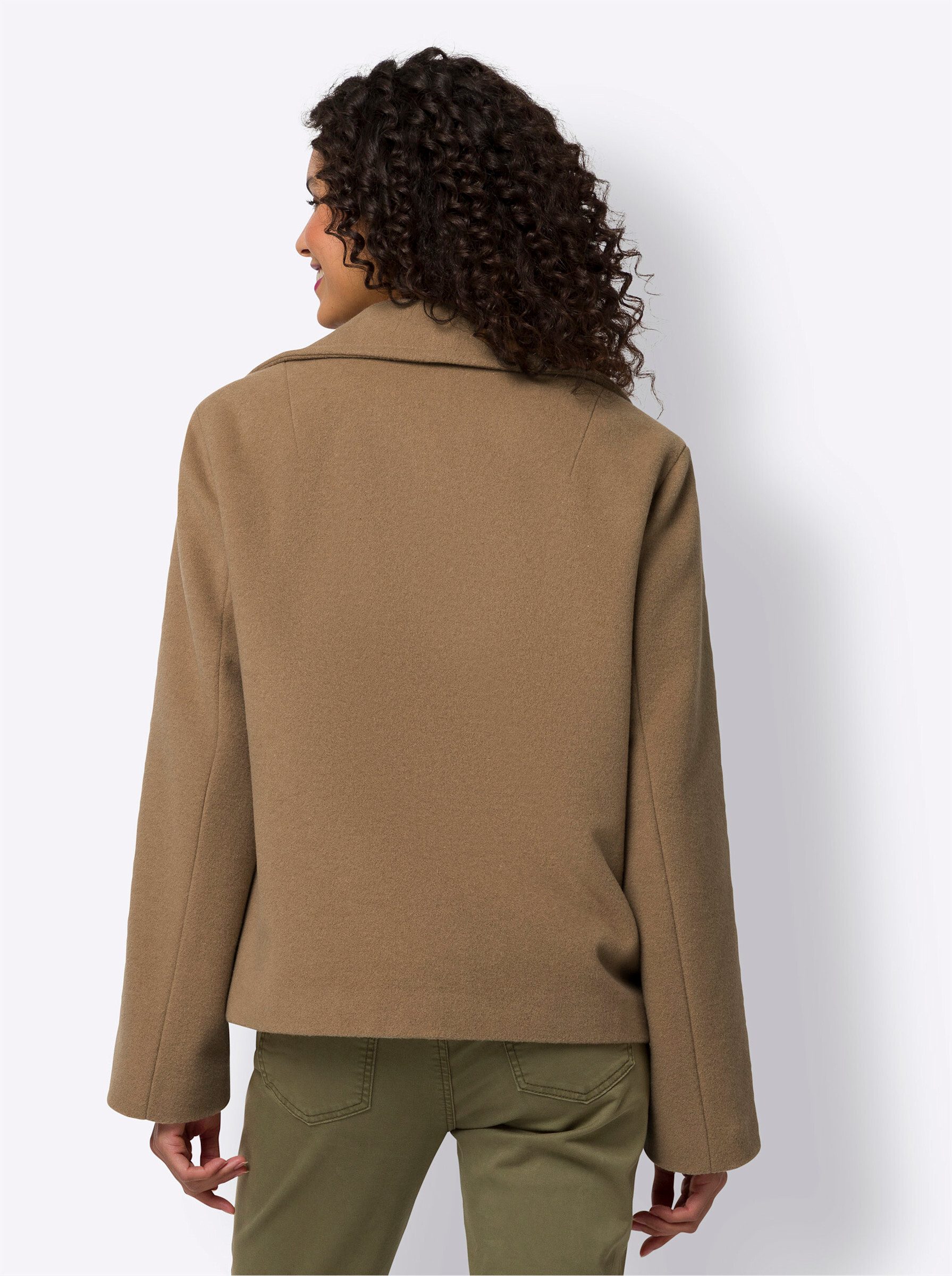 heine Allwetterjacke Wolljacke günstig online kaufen