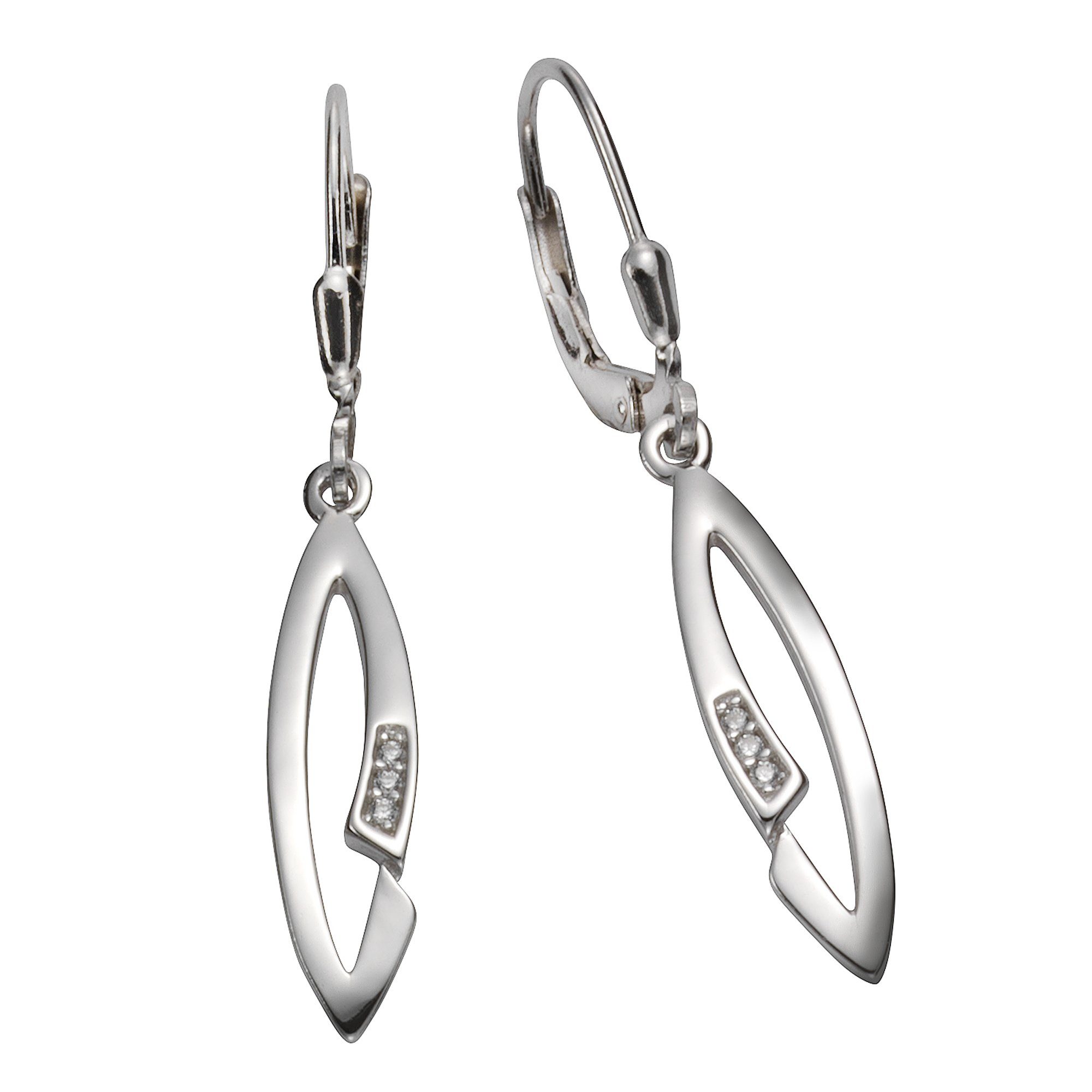 Vivance Paar Ohrhänger 925 Silber Zirkonia günstig online kaufen
