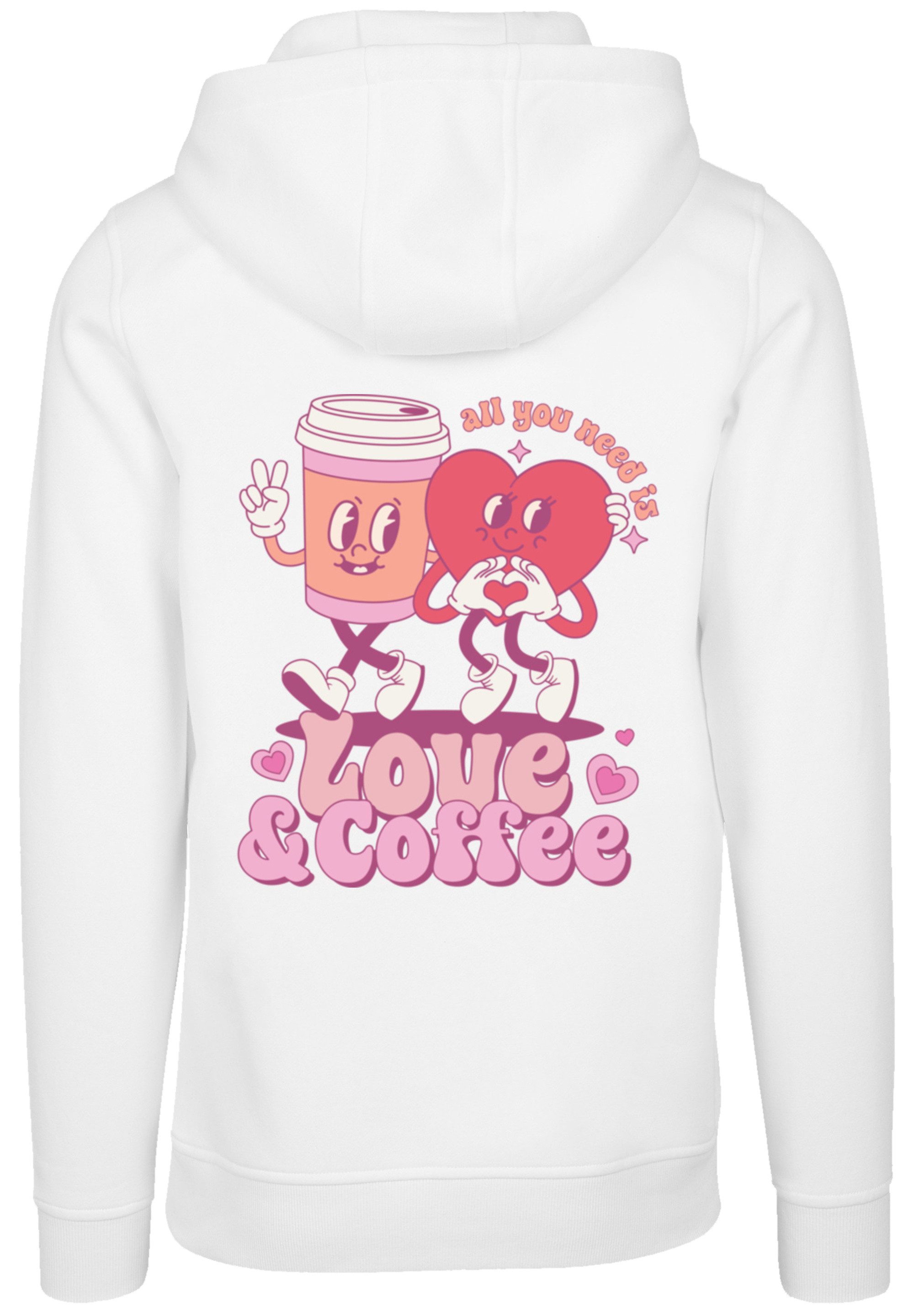 F4NT4STIC Kapuzenpullover Love and Coffe Valentinstag günstig online kaufen