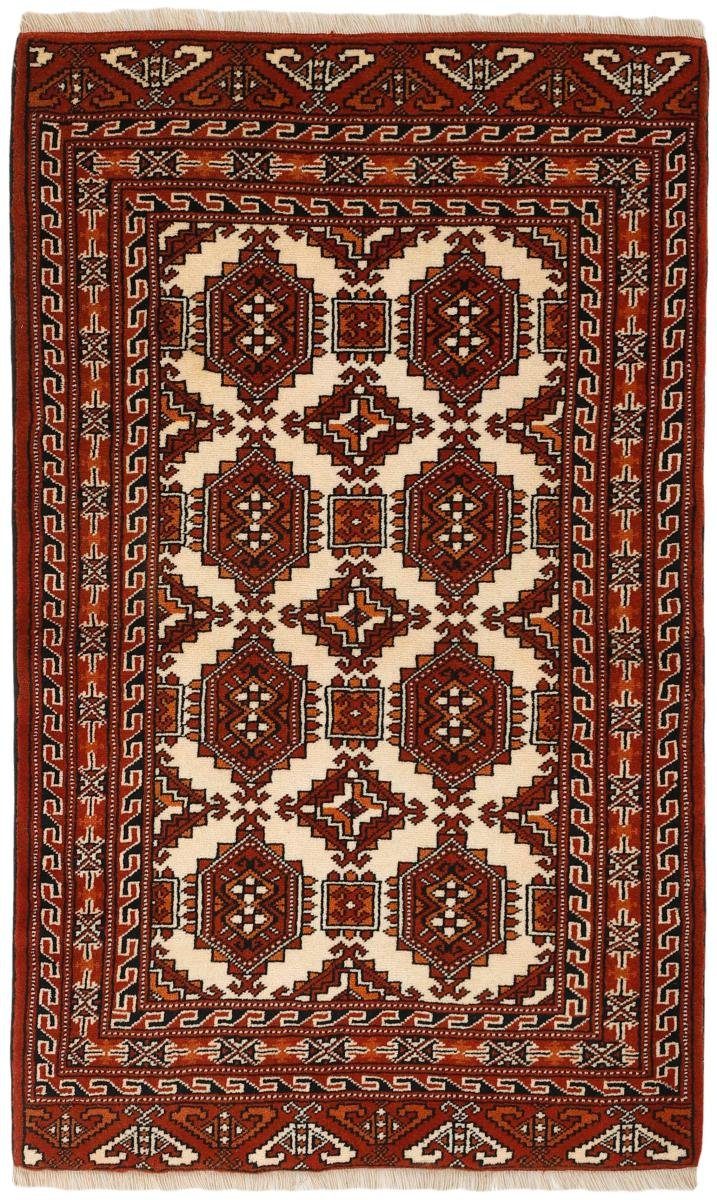 Orientteppich Turkaman 81x131 Handgeknüpfter Orientteppich Nain / 6 Perserteppich, rechteckig, Trading, Höhe: mm