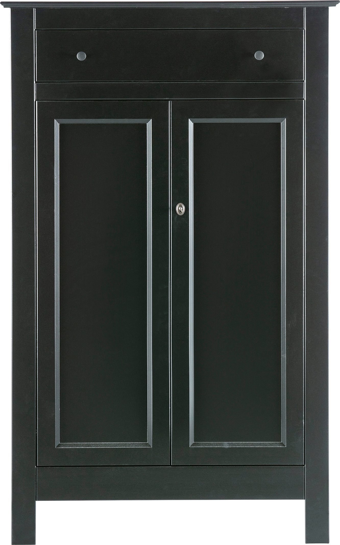 WOOOD Stauraumschrank Eva glatt geschliffene Kiefernholz, H 150 cm x B 93 cm