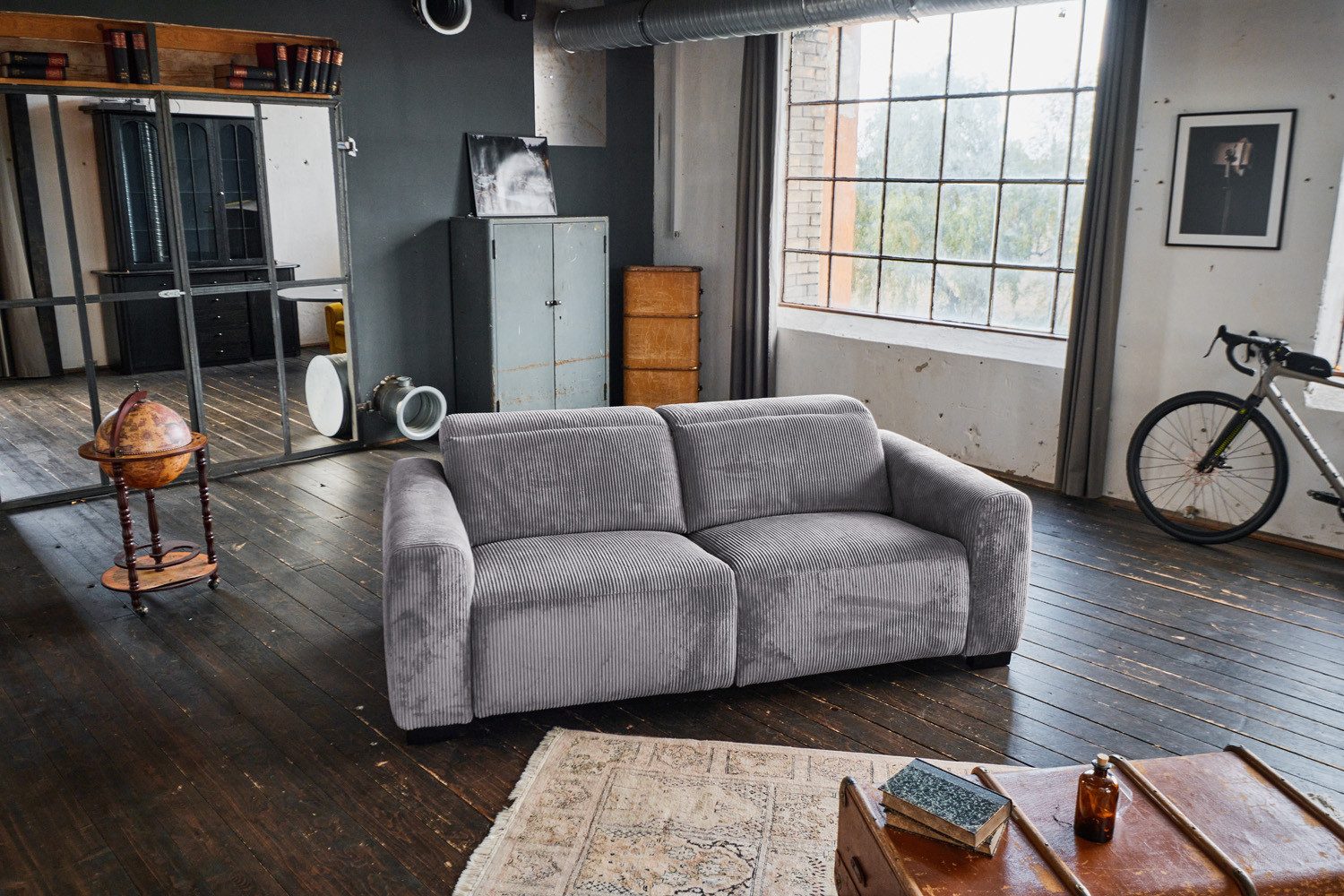 KAWOLA 3-Sitzer FINN, Sofa Couch, Relaxfunktion, günstig online kaufen