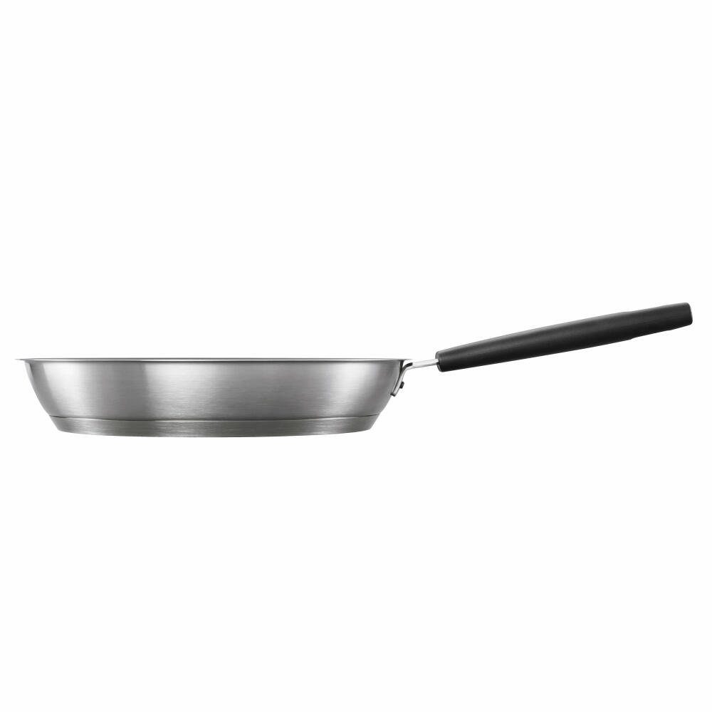 Fiskars Bratpfanne Hard Face Steel Ø 28 cm, Edelstahl
