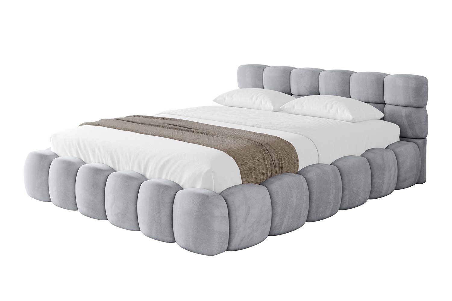 ALTDECOR Polsterbett LEYA-v1 (Polsterbett mit Bettkasten und Lattenrost, Bo günstig online kaufen