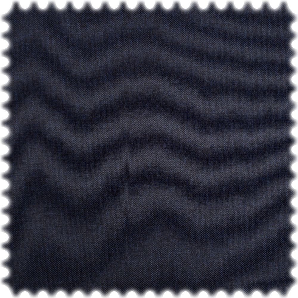 Heiro Stoff AKTION Flachgewebe Möbelstoff Lino Navy meliert, Polsterstoff Meterware - Breite:140 cm