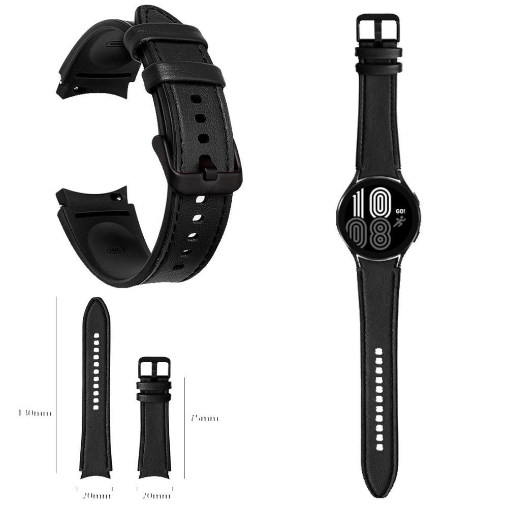 Wigento Smartwatch-Armband Für Samsung Galaxy Watch FE 6 5 4 Normal Pro Classic alle Größen Band