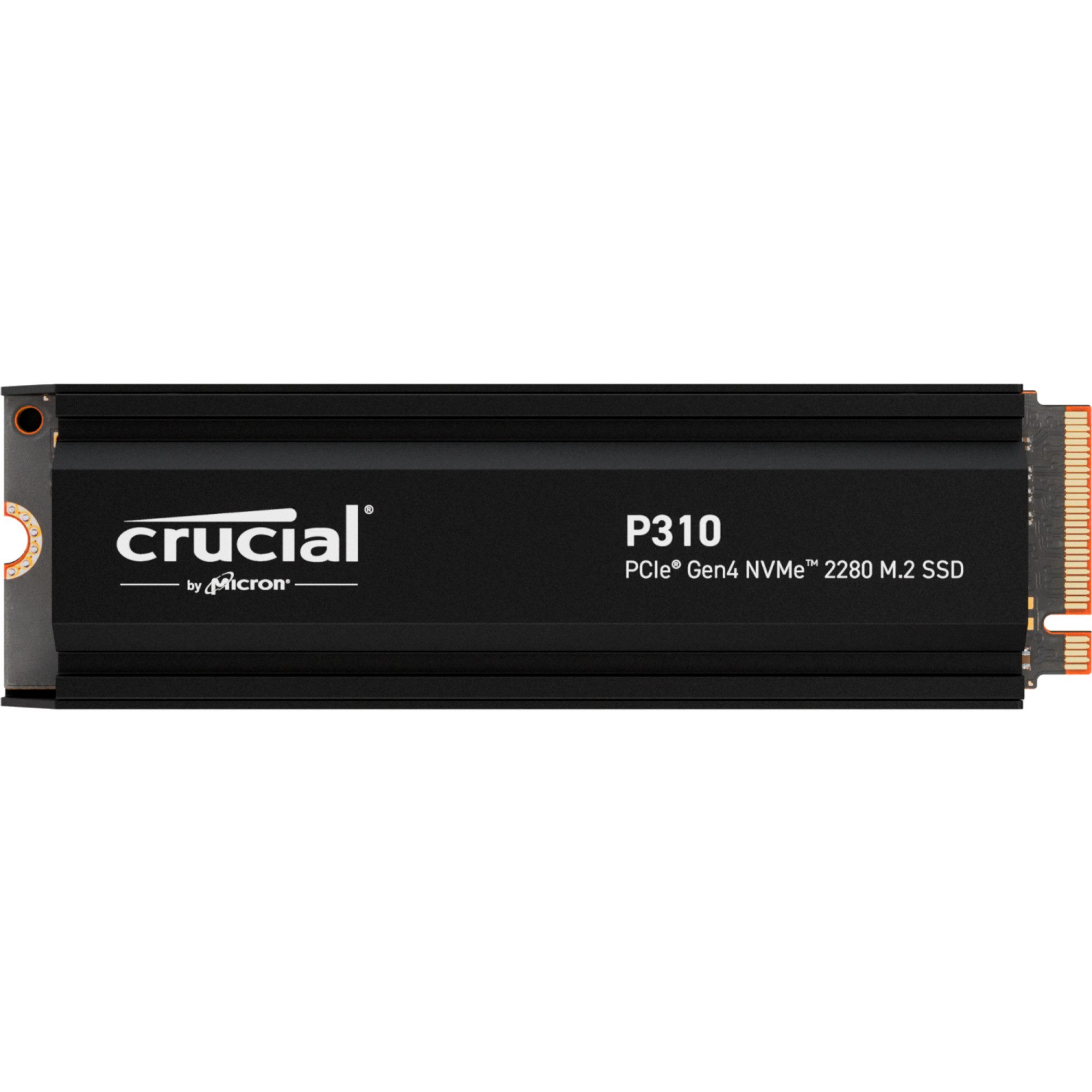 Crucial Crucial P310 4 TB mit Kühlkörper, SSD, (PCIe 4.0 interne HDD-Festplatte (4 TB) Steckkarte"