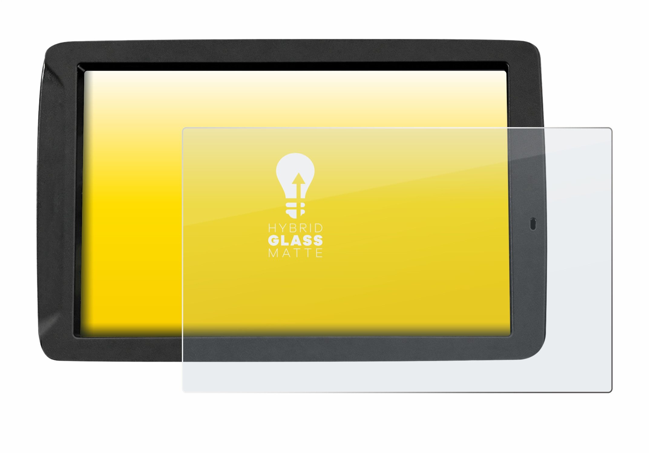 upscreen Displayschutzglas Folie für BMW Motorrad Navigator V 5, Schutzfolie Glas Panzer Display Schutz matt