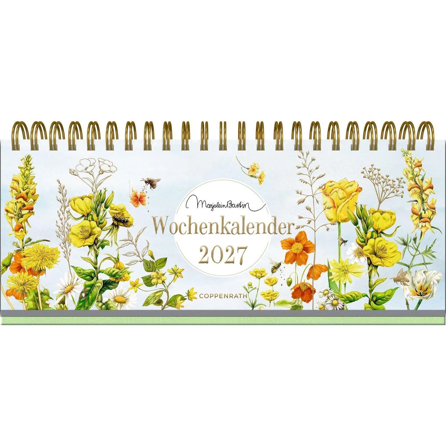 Coppenrath Geburtstagskalender Wochenkalender 2027 - gelb