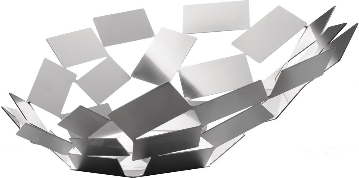 Alessi Schale Kunstobjekt Schale aus Edelstahl