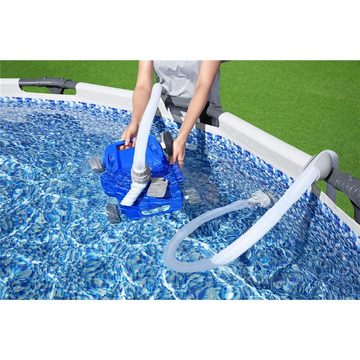 Bestway Poolroboter Flowclear AquaDrift, Auto Pool Cleaner pumpenbetriebener, autonomer Poolroboter, blau