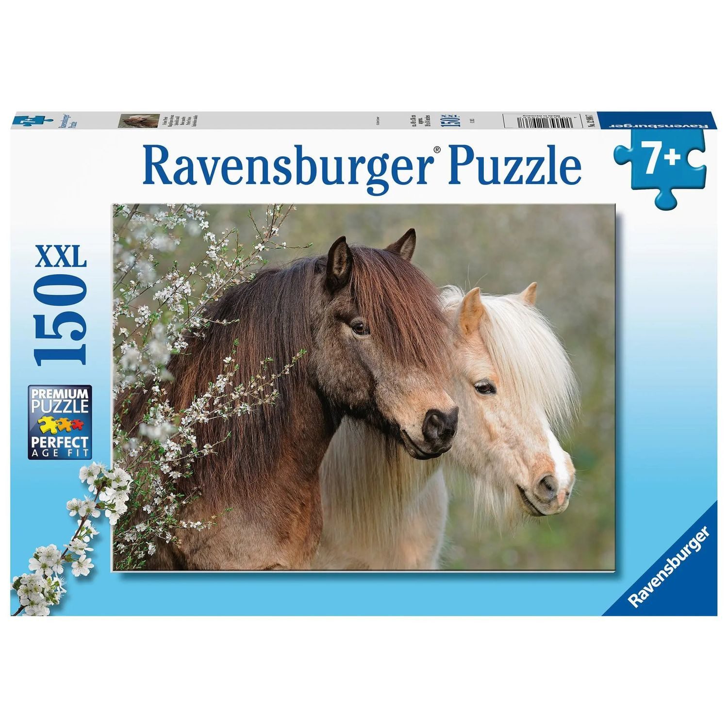 Ravensburger Puzzle Ravensburger Kinderpuzzle 12986 - Schöne Pferde 150 Teile XXL -..., 150 Puzzleteile