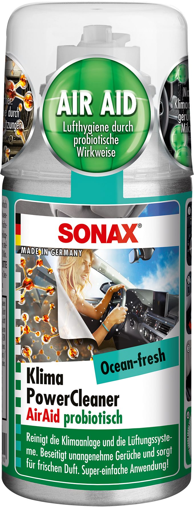 SONAX KlimaPowerCleaner AirAid Ocean-fresh 100 ml Auto-Reinigungsmittel