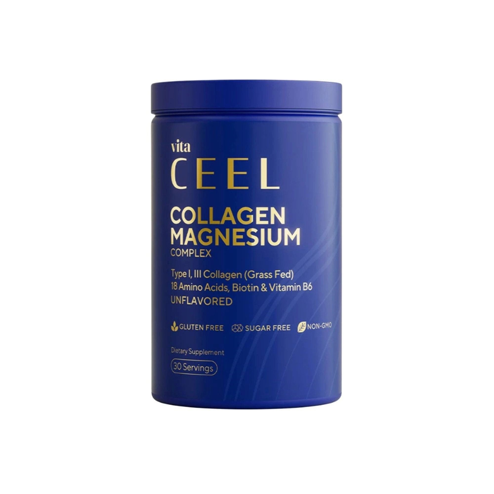 VİTA CEEL, Collagen Prebiotic & Magnesium Complex (30 Portionen) Kapseln, 150 g