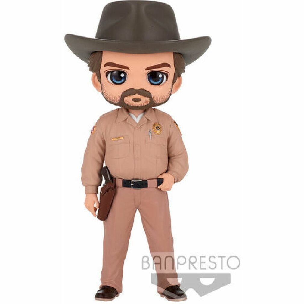 Banpresto Actionfigur Stranger Things Hooper Q posket Figur 15cm