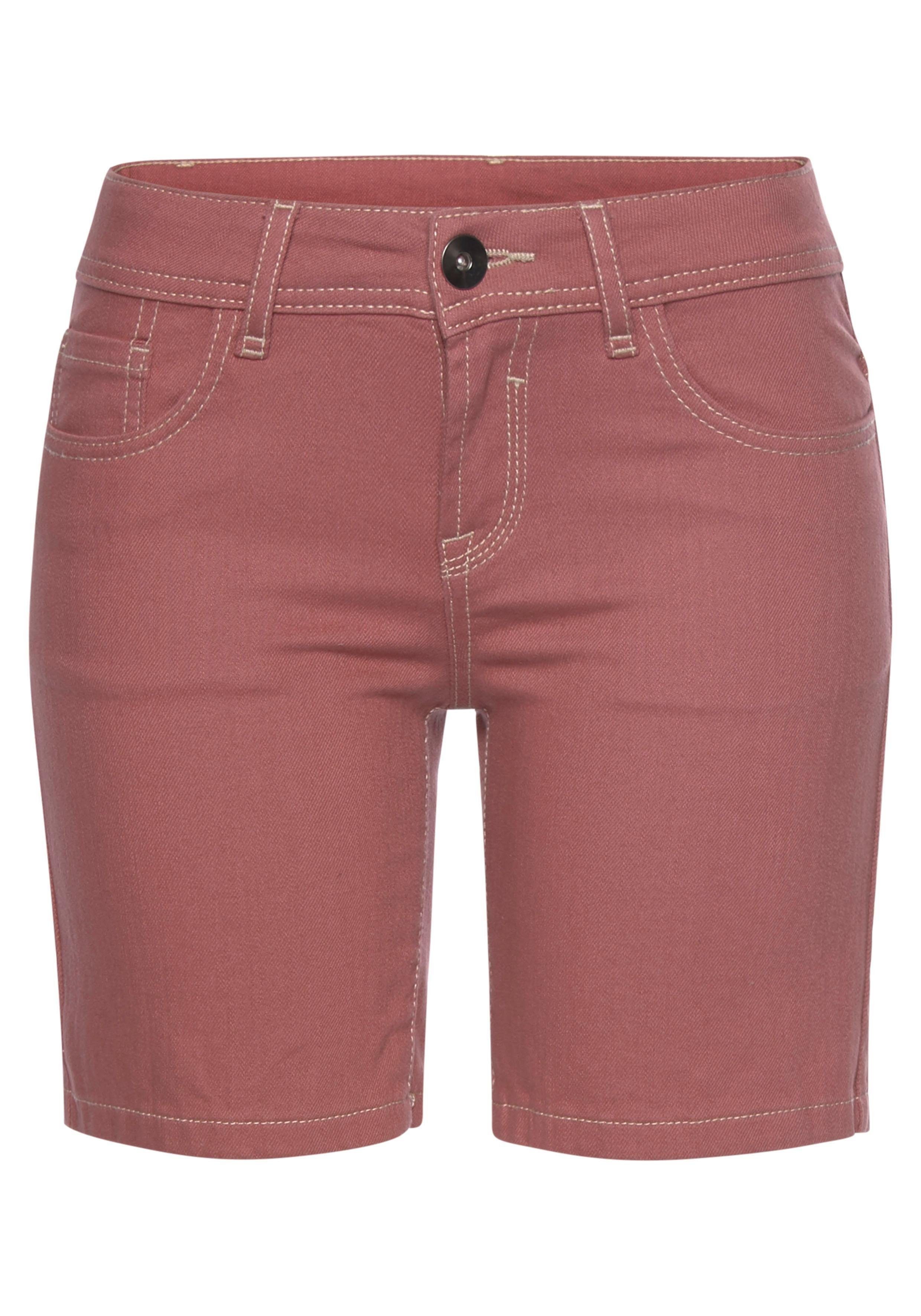 Stretchanteil s.Oliver Shorts himbeere mit