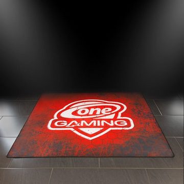 ONE GAMING Bodenschutzmatte Bodenschutzmatte ONE GAMING Floormat Rot