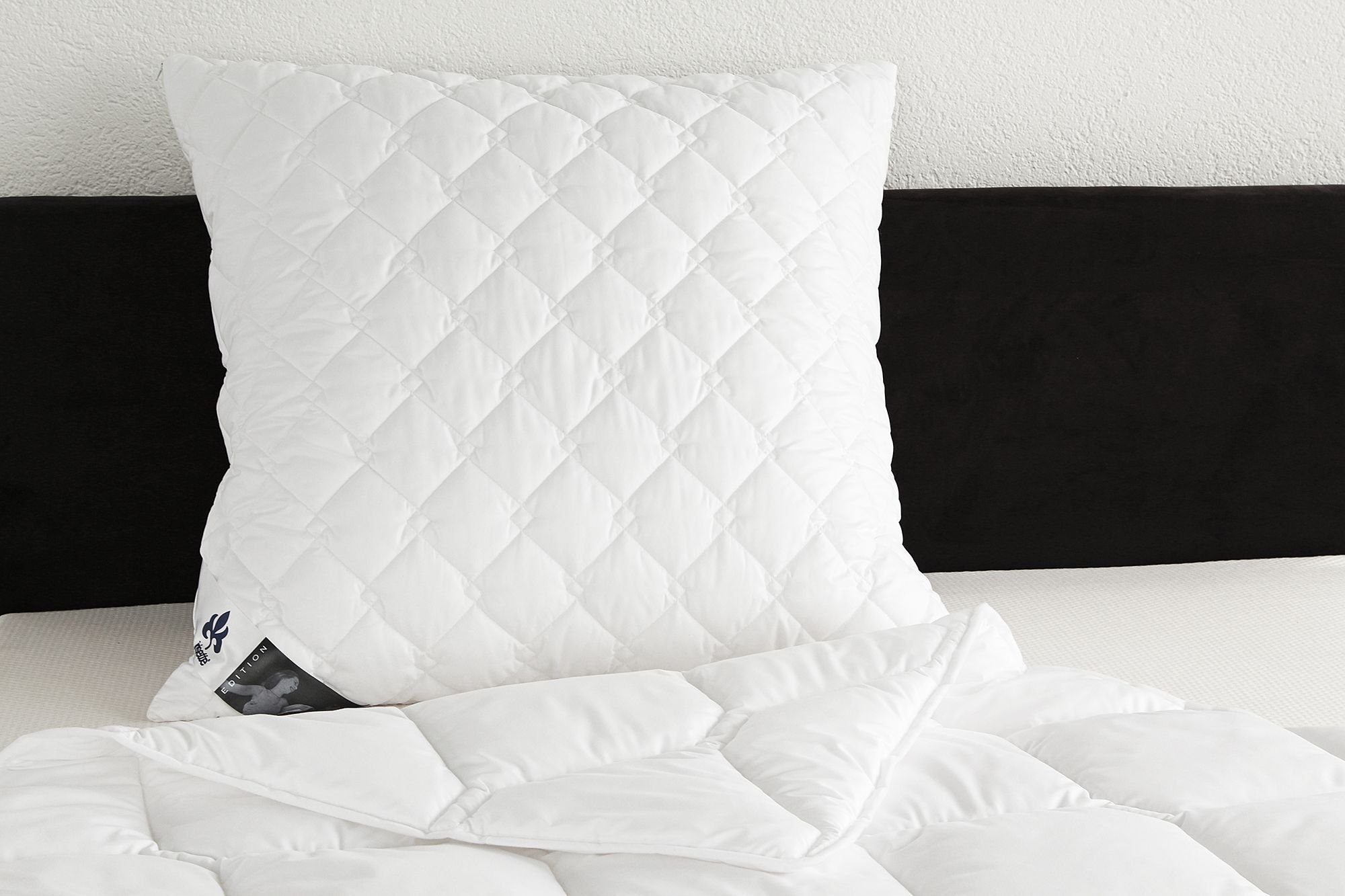 Irisette Kopfkissen Jette – 40 X 80 Cm, Waschbar Bei 95°C, Mit 400 G Polyester-Füllung, Inkl. Aufbewahrungstasche