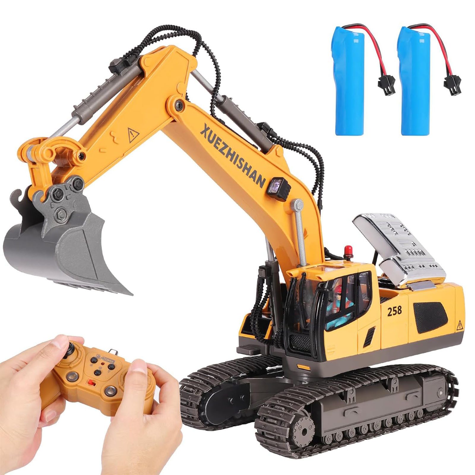 OKWISH RC-Bagger Fernbedienung Bagger Spielzeug Raupenbagger günstig online kaufen