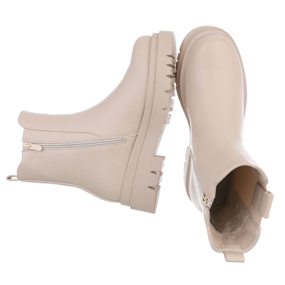 Ital-Design Elegante Chelsea Boots mit komfortabler Sohle für Damen Plateau günstig online kaufen