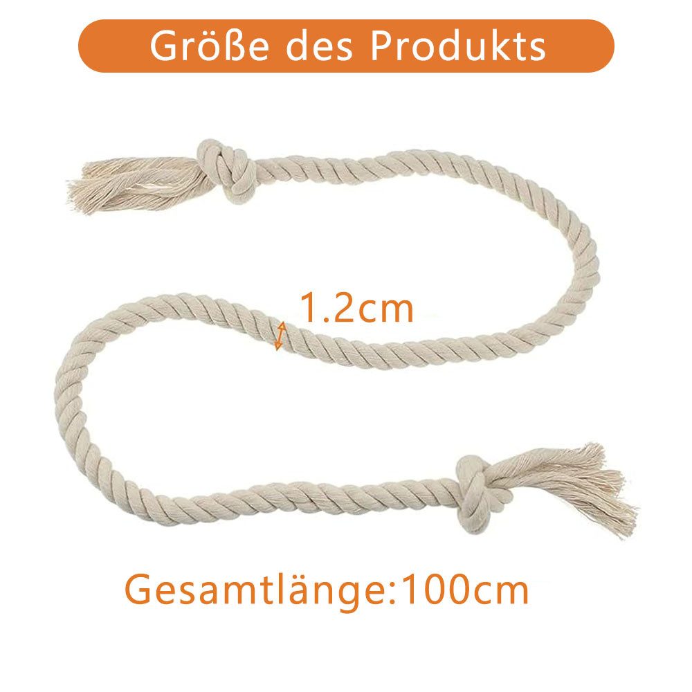 NUODWELL Raffhalter 4 Stück Vorhangseil Raffhalter, Handgemachte Baumwoll G günstig online kaufen