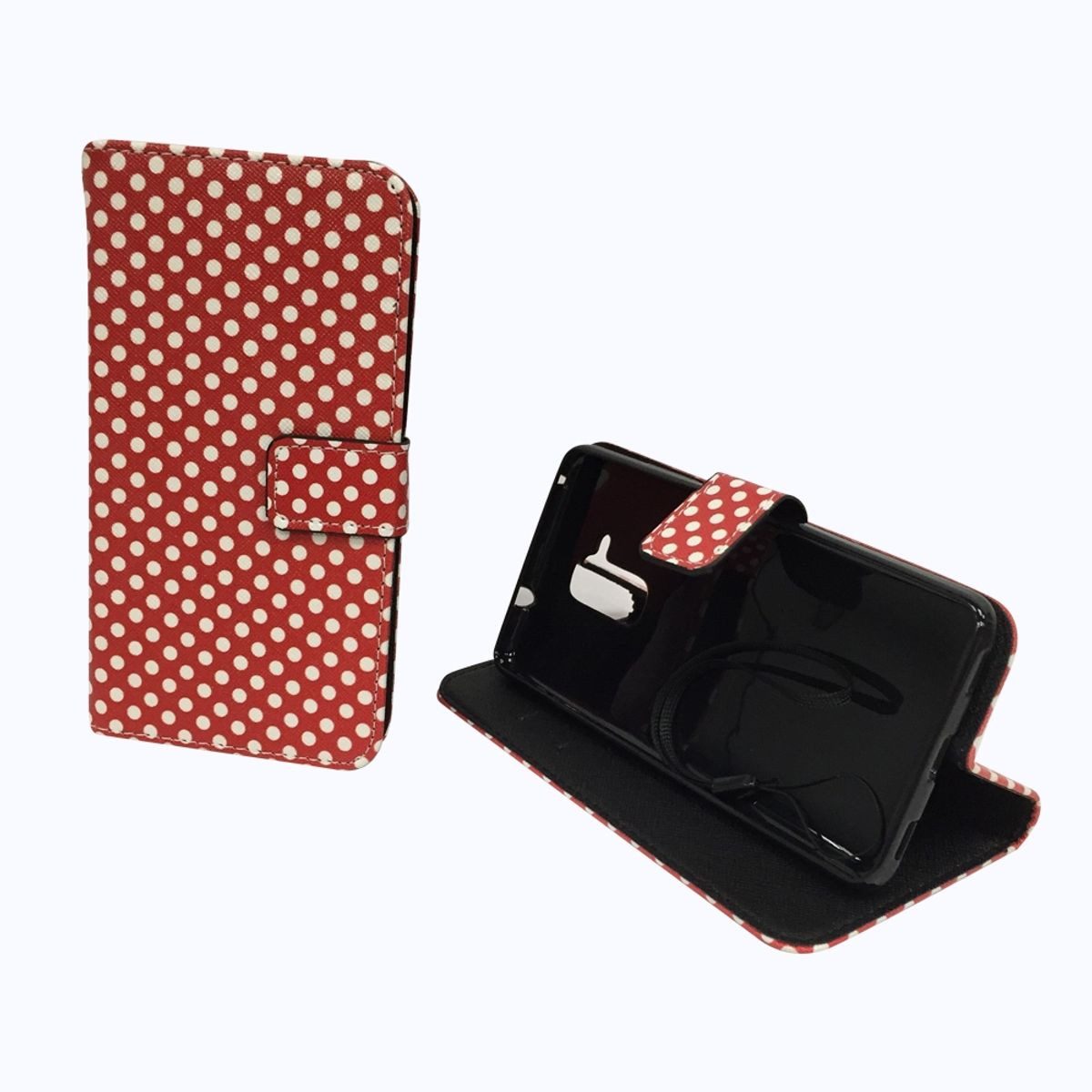 König Design Handyhülle Huawei Honor 5c, Huawei Honor 5c Handyhülle Bookcover Rot