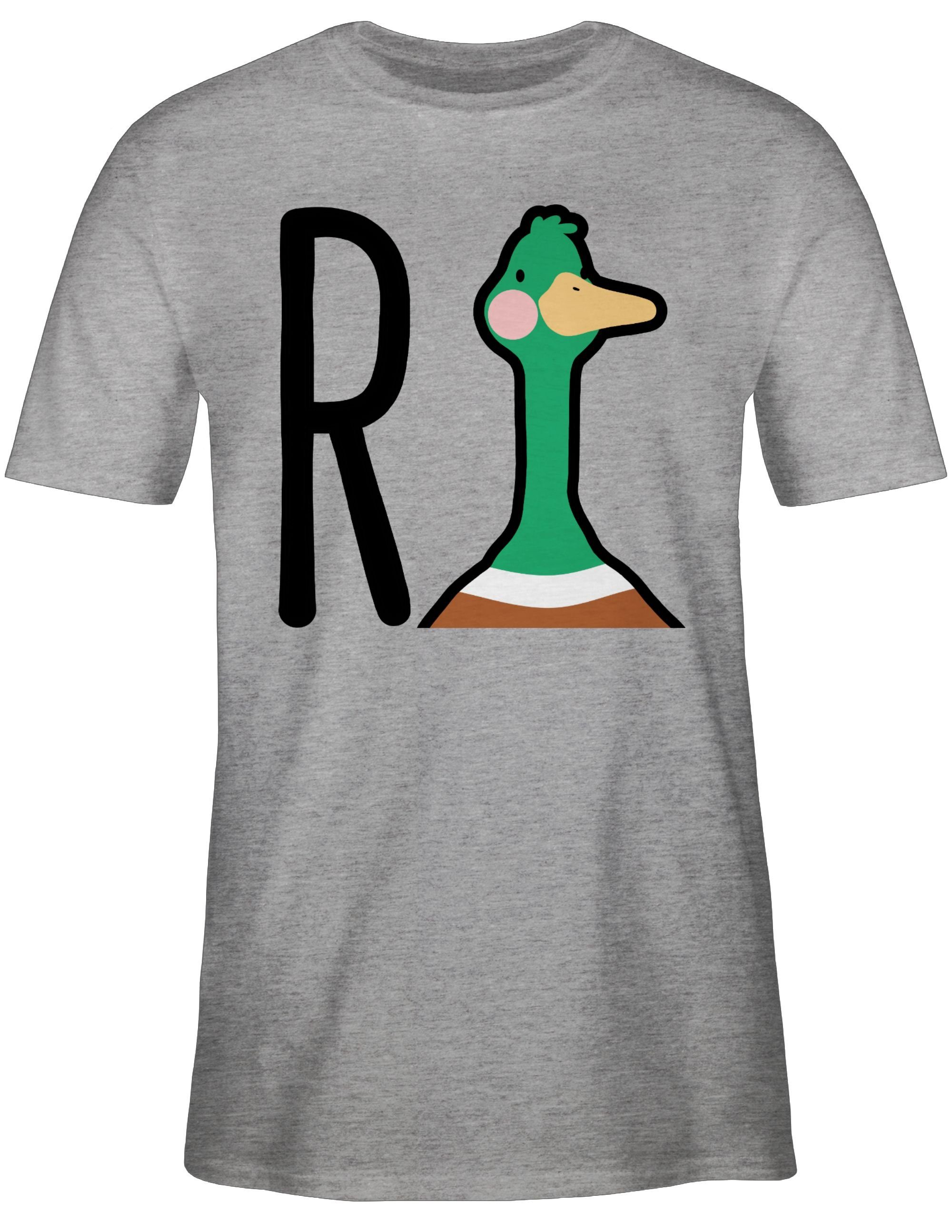 T-Shirt R Ente I Rente Geschenk Rentner I Rentnerin I Ruhestand Geschenk