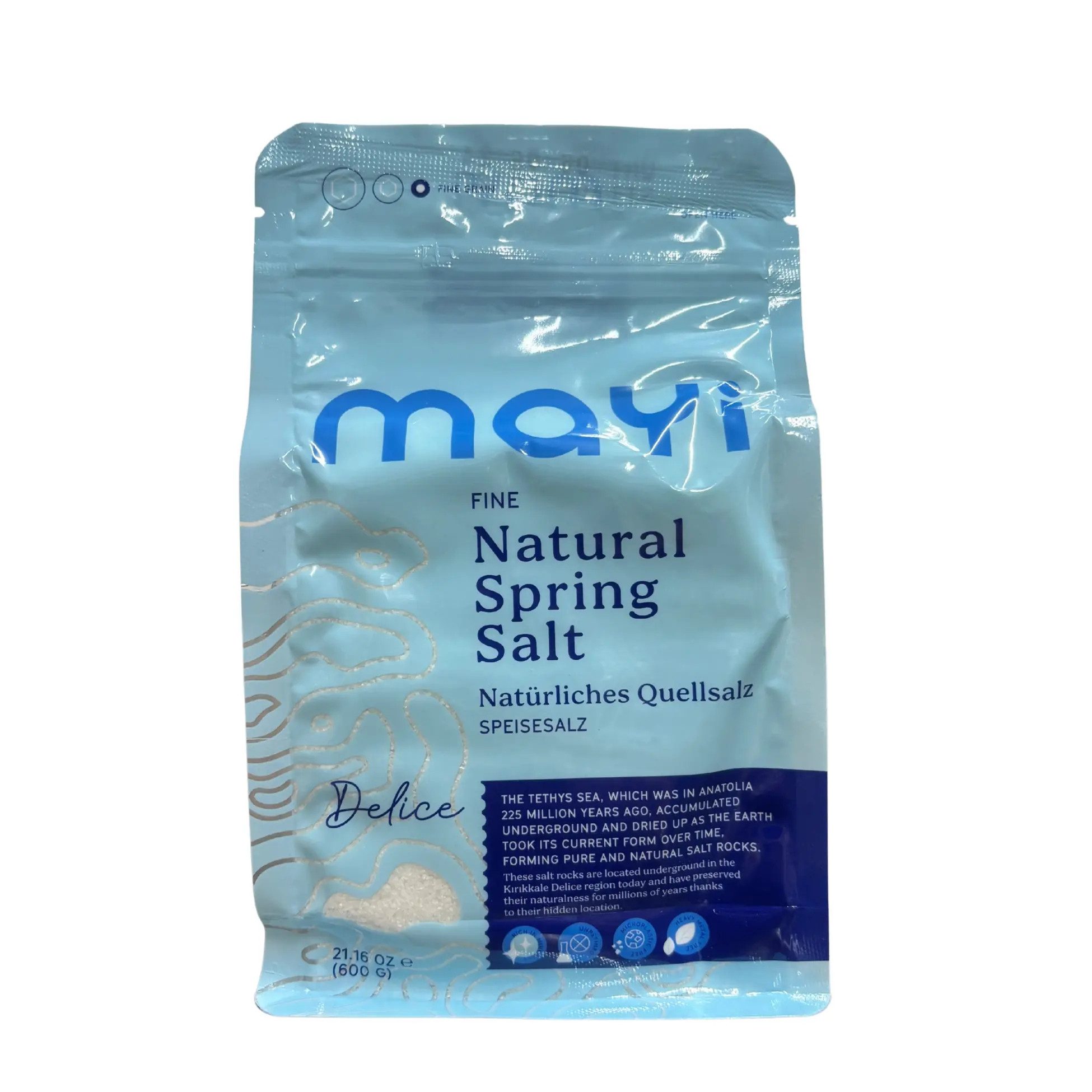 Mayi Gewürz, Feines Quellsalz mit Jod 600 g