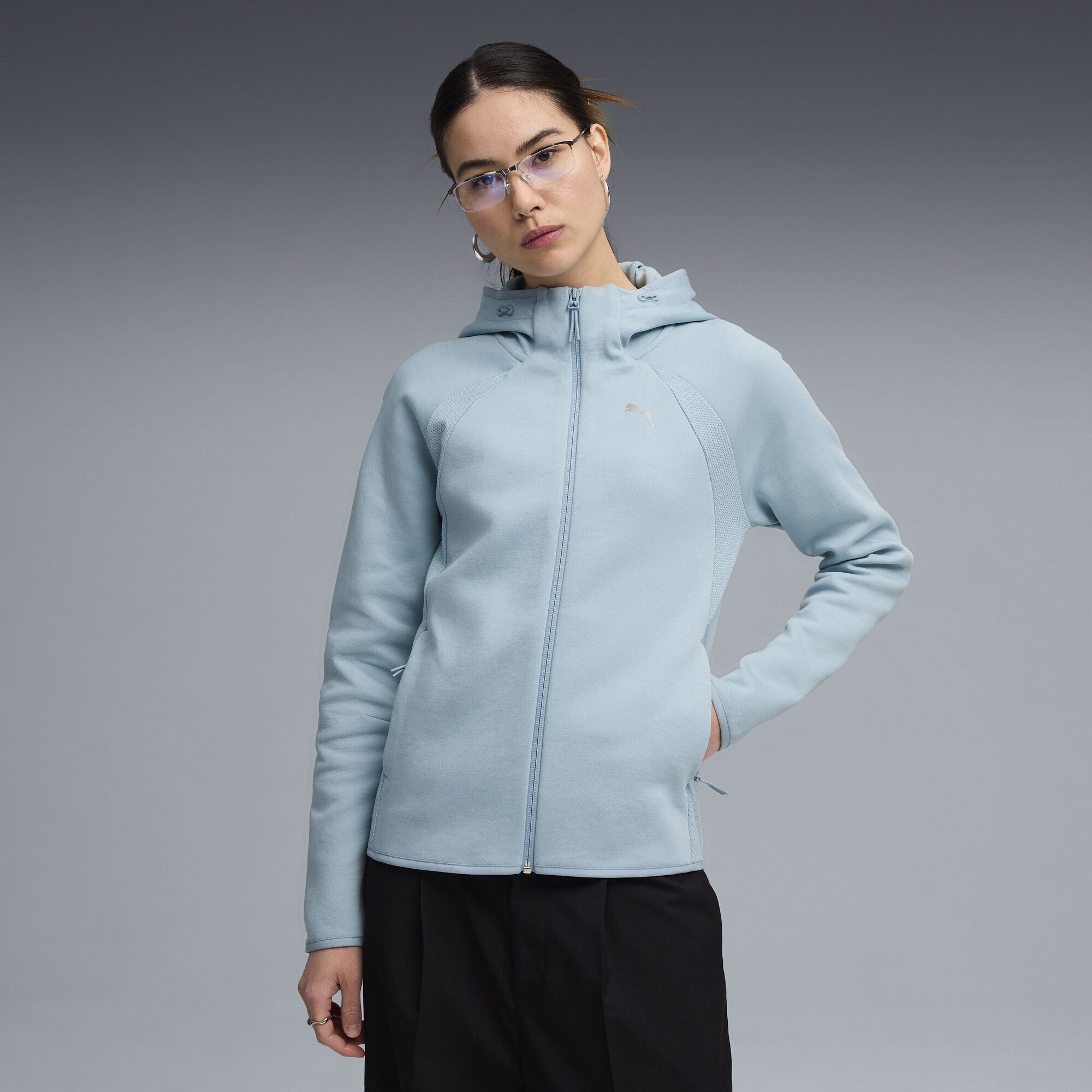 PUMA Sweatjacke EvoStripe Kapuzenjacke Damen günstig online kaufen