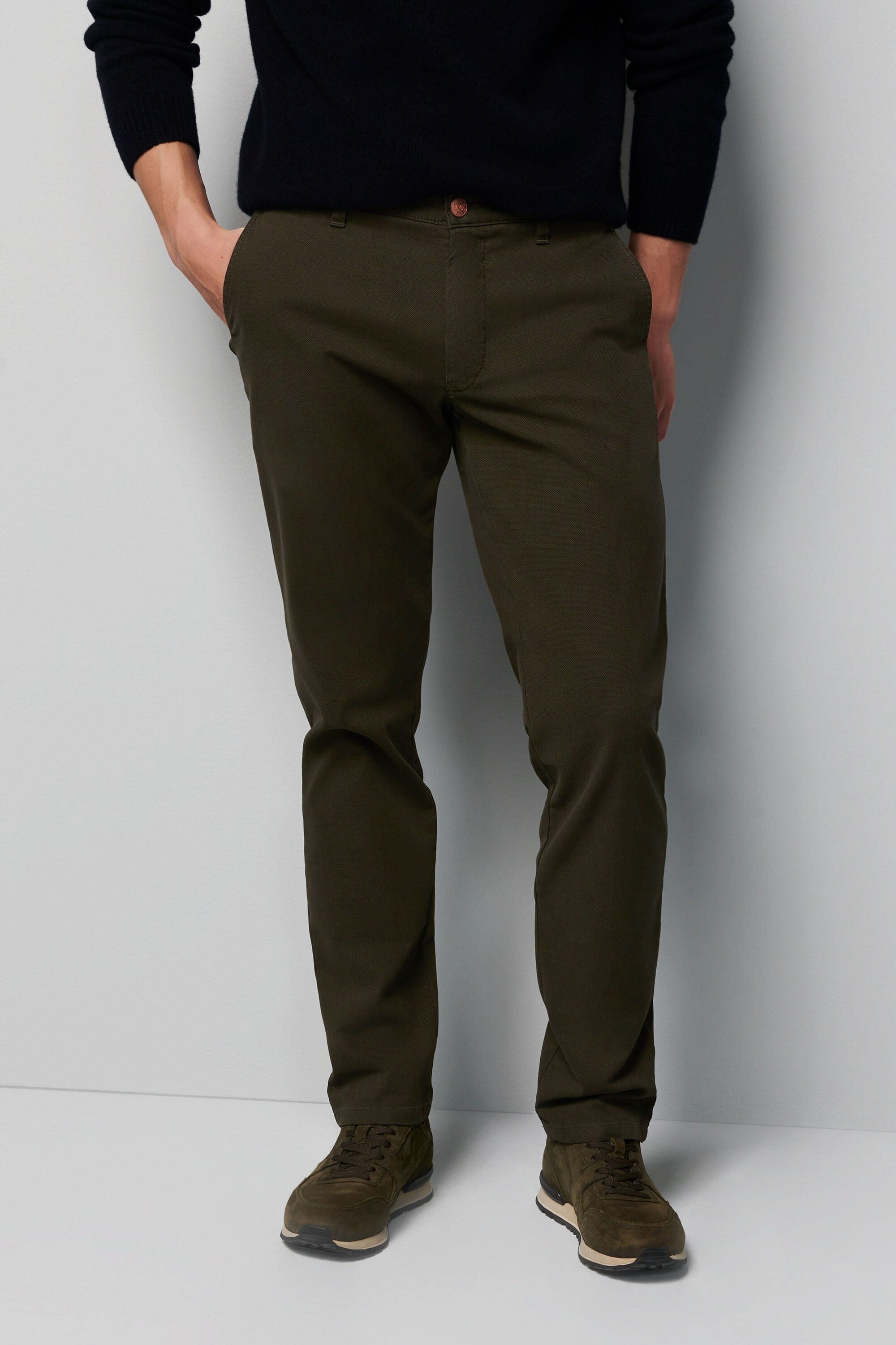 MEYER Chinos M5 Chino M5 Chino im unifarbenem Design