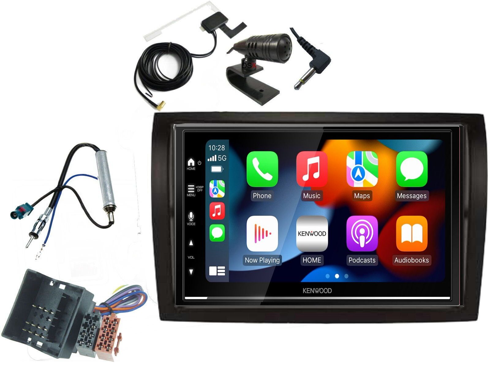 DSX Kenwood DMX6523DABS CarPlay Android Auto für Fiat Ducato 250 Bj 06-20 Autoradio (Digitalradio (DAB)