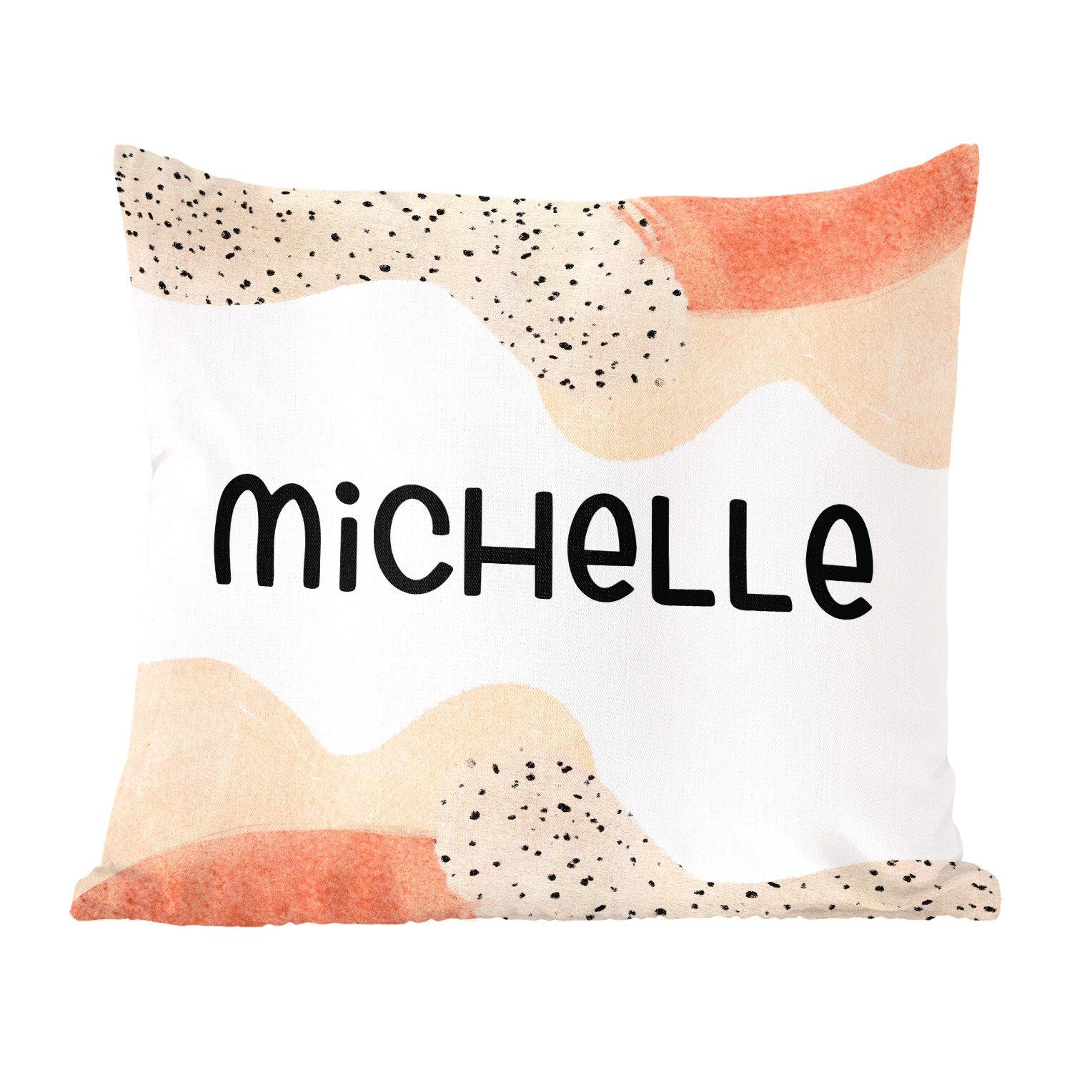 Pastell Wohzimmer, - Mädchen, Schlafzimmer, - Zierkissen MuchoWow für Füllung Sofakissen mit Dekokissen Michelle Deko,