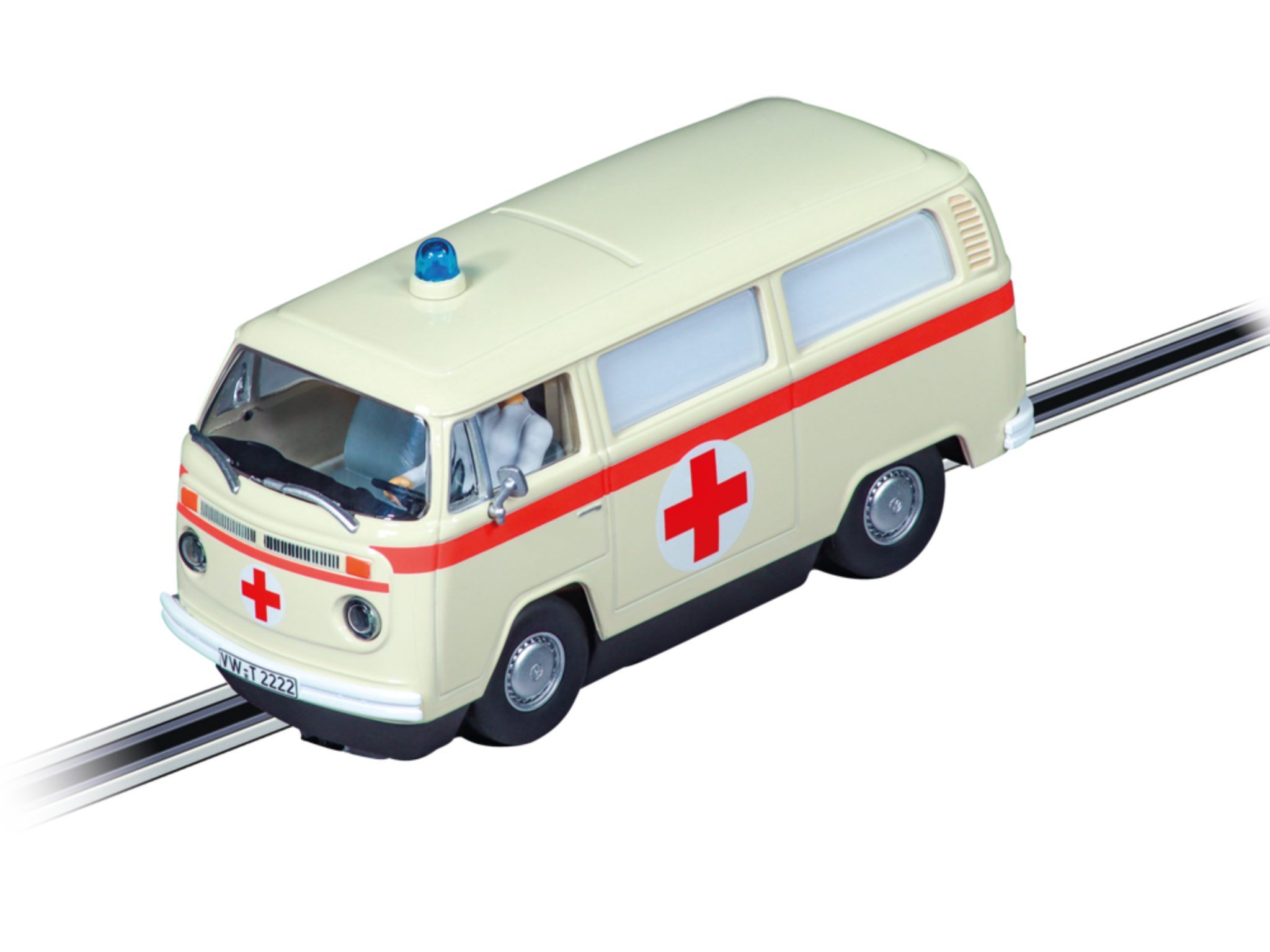 Rennbahn-Auto Carrera 20032033 DIGITAL 132 Auto VW BUS T2b "Ambulance, Red Cross"
