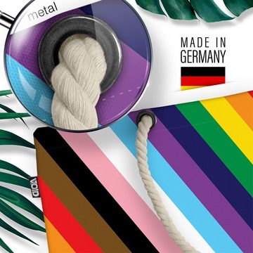 VOID Strandtasche (1-tlg), Pride Stripes Streifen gestreift Fahne Flagge Farben Gay pride flag p