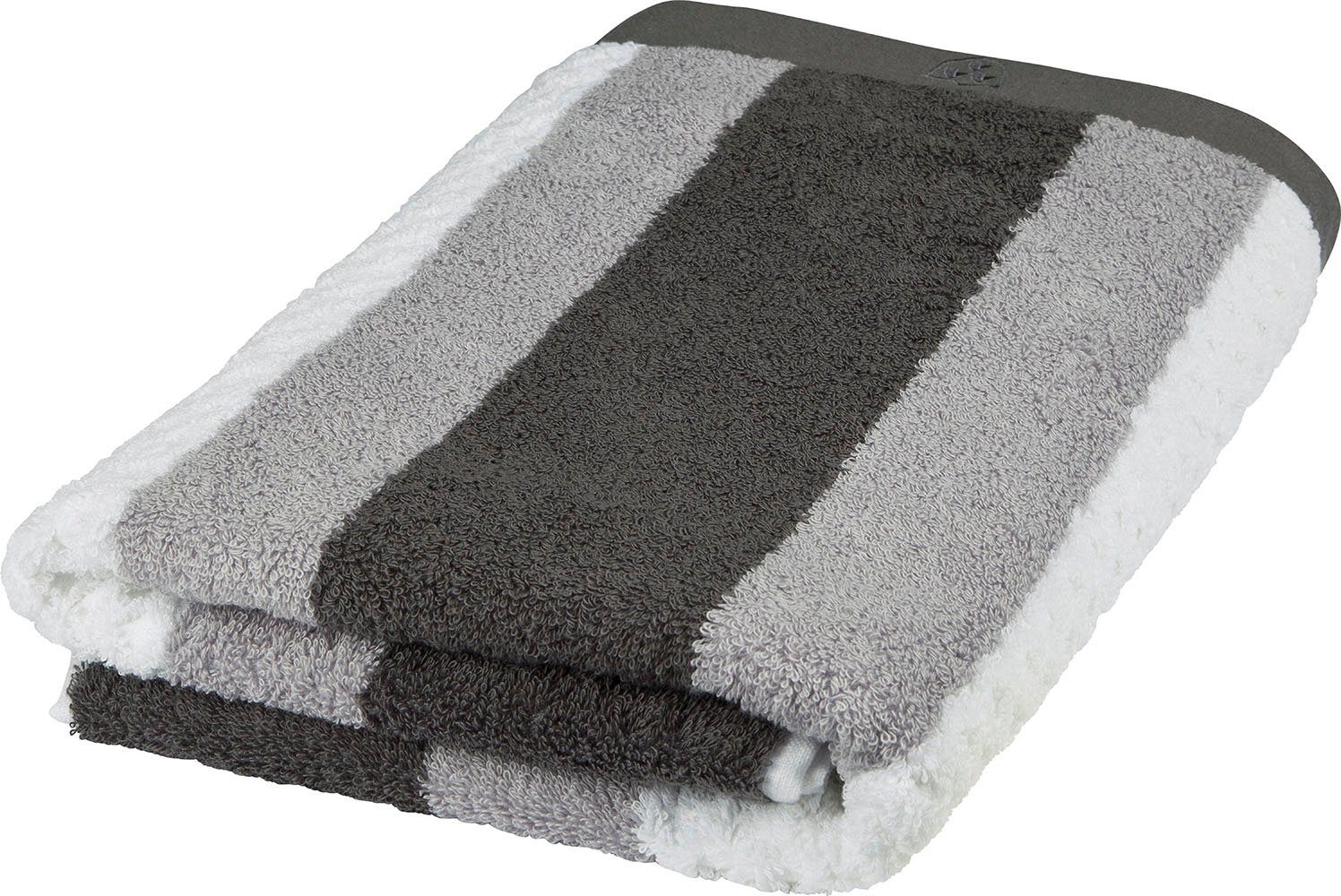 ROSS Duschtuch Harmony, Frottier (1-St), 100 % Baumwolle, Hoch Tief Struktu günstig online kaufen