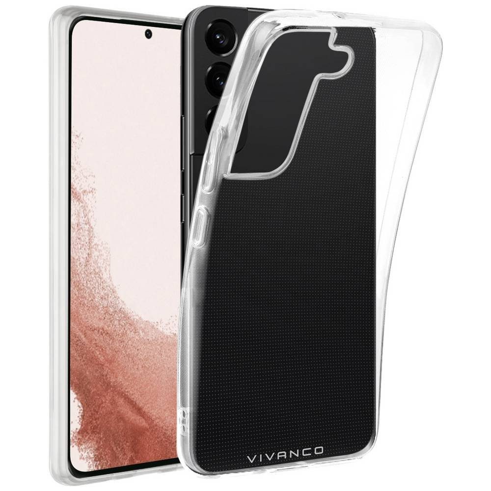 Vivanco Handyhülle Passend für HandyModell Galaxy S23, Induktives Laden, Volle Bedienbarkeit