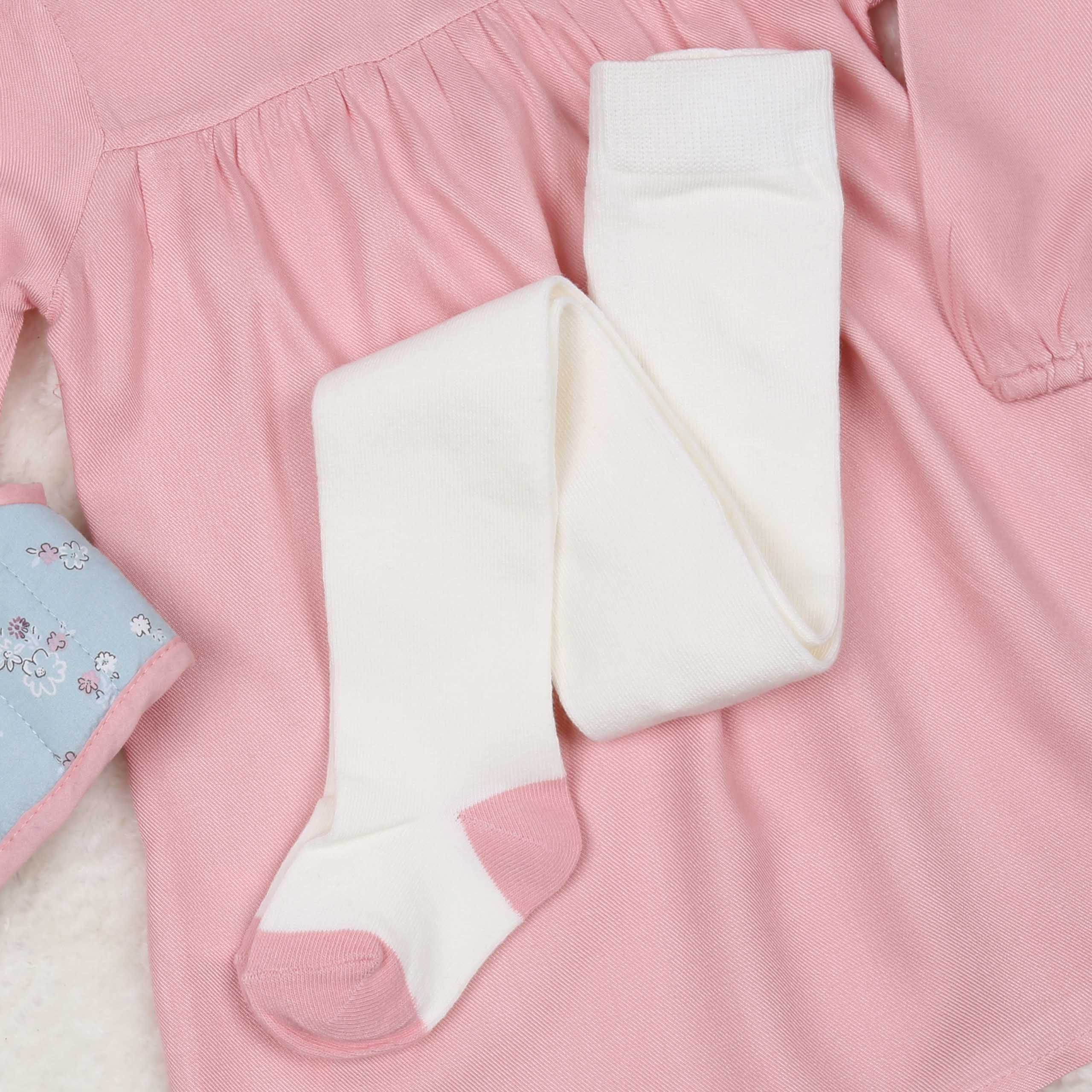 Sarcia.eu Frühchenpaket Mädchen Baby-Set bestehend aus Kleid, Weste, Strumpfhose 6-9 Monate