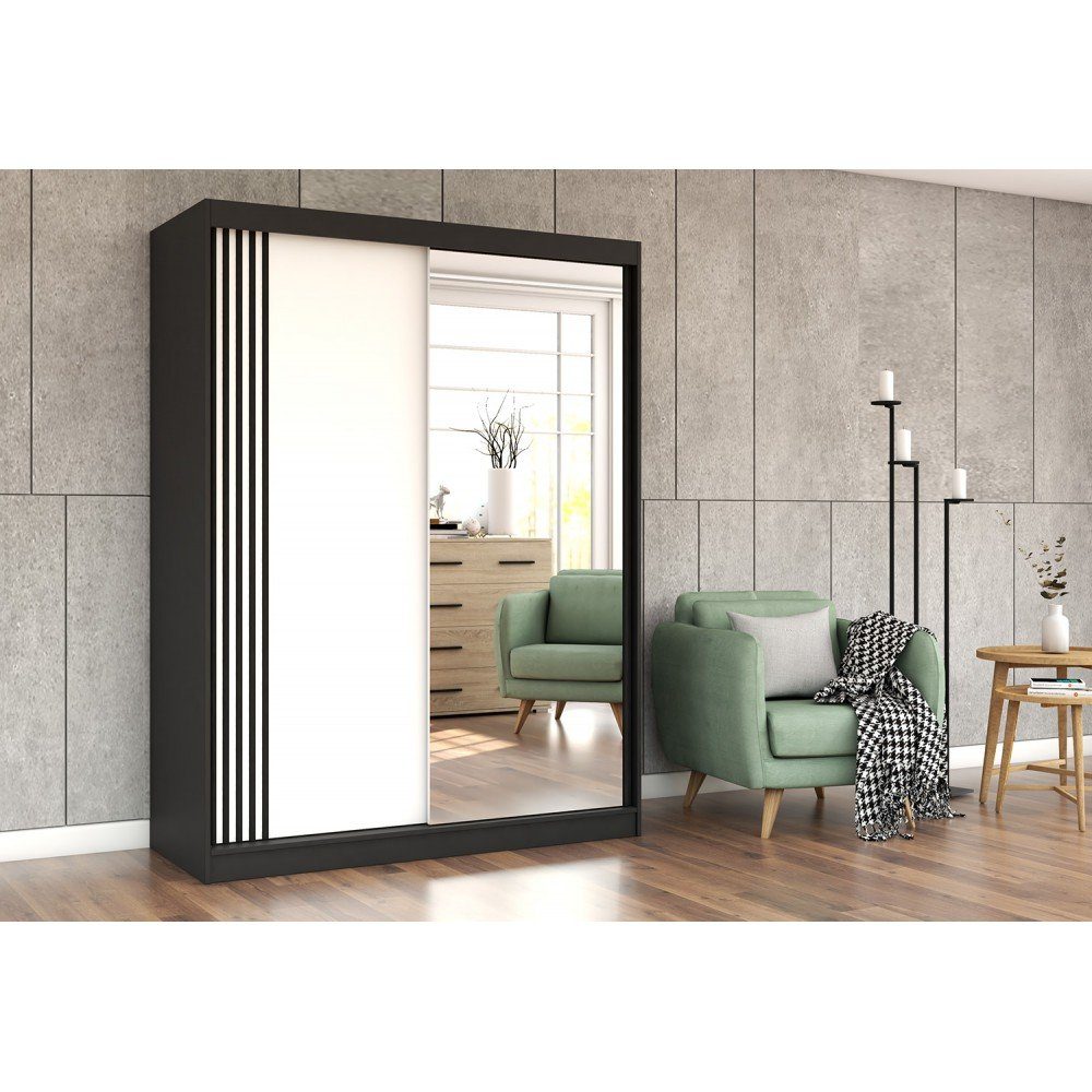 MOEBLO Kleiderschrank LARA 07 (mit Spiegel günstig online kaufen