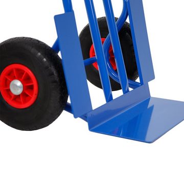 PROREGAL® Sackkarre RHINO XL Schaufel Traglast 250kg HxBxT 104x60x50cm Blau