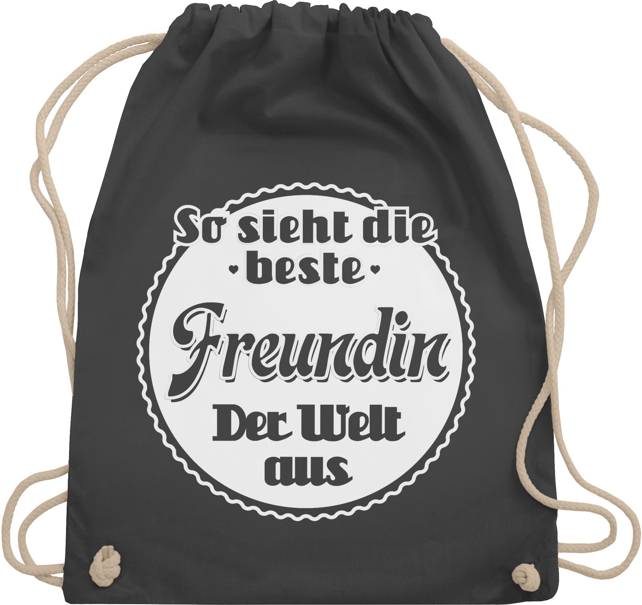 Shirtracer Turnbeutel »So sieht die beste Freundin der Welt aus