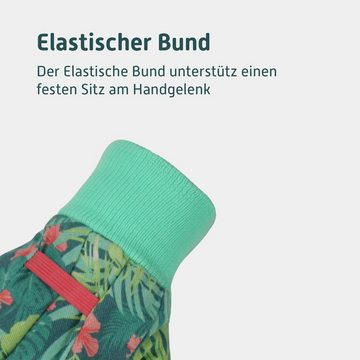 SPONTEX Gartenhandschuhe Schutzhandschuh Flower (1 Paar) Schutzhandschuh für Damen/Herren - Antirutsch Beschichtung