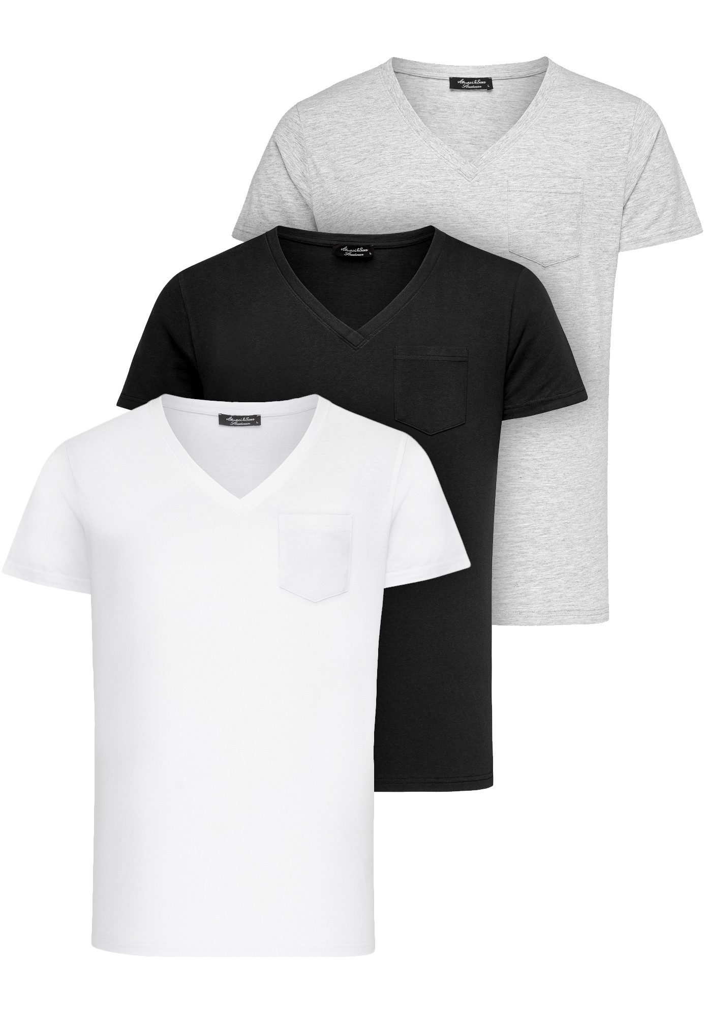 Amaci&Sons T-Shirt 3. PATERSON Herren T-Shirts günstig online kaufen