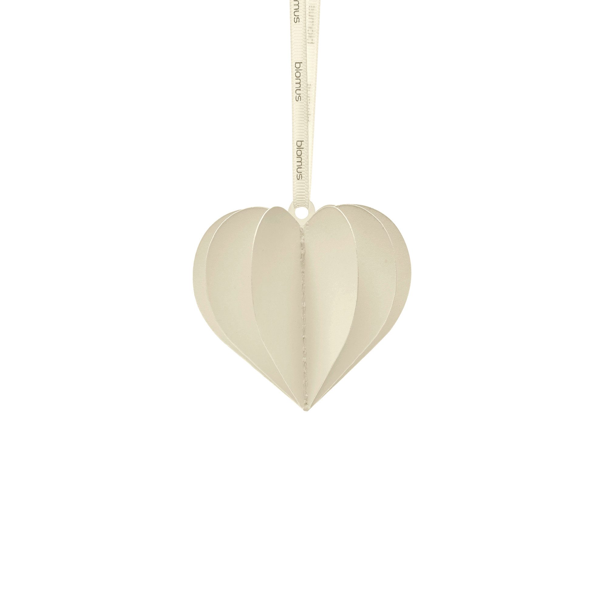 blomus Christbaumschmuck 4er Set -KAZARY- Weihnachtsschmuck, Anhänger, Weihnachtsdeko modern, 4er Set, zertifiziertes Papier, verschiedene Formen, Satinband