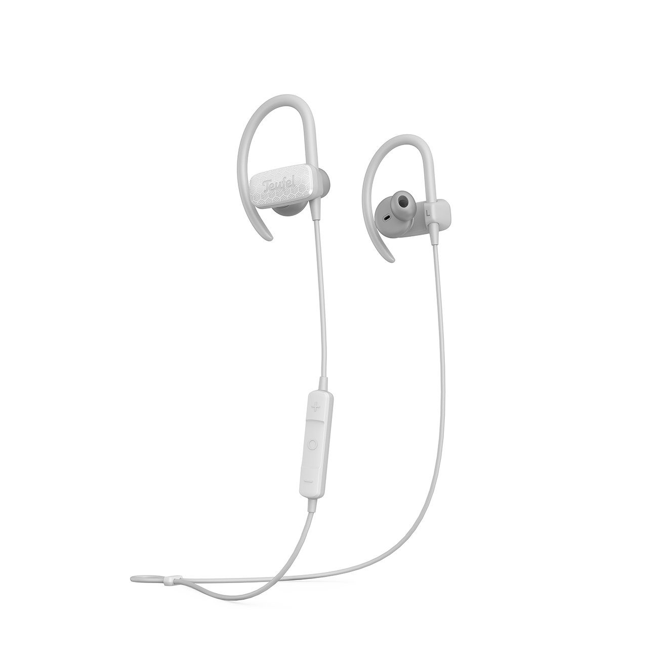 Teufel AIRY SPORTS Bluetooth-Kopfhörer (Wasserdicht nach IPX7, Freisprecheinrichtung mit Qualcomm, ShareMe-Funktion: zwei Kopfhörer kabellos mit einem Smartphone verbinden) Moon Gray