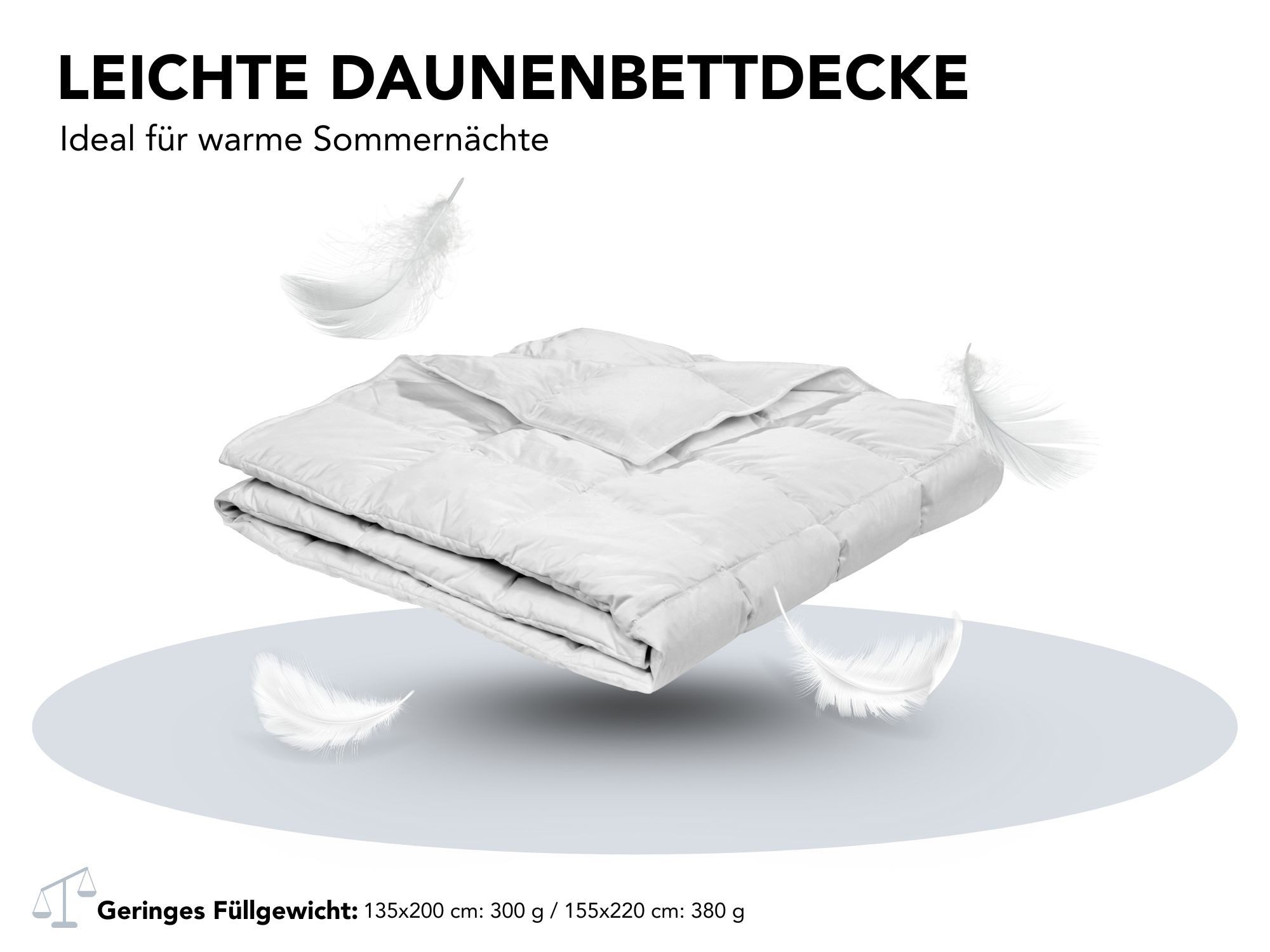 XDREAM Daunenbettdecke Nature Daunendecke, 135x200 cm günstig online kaufen