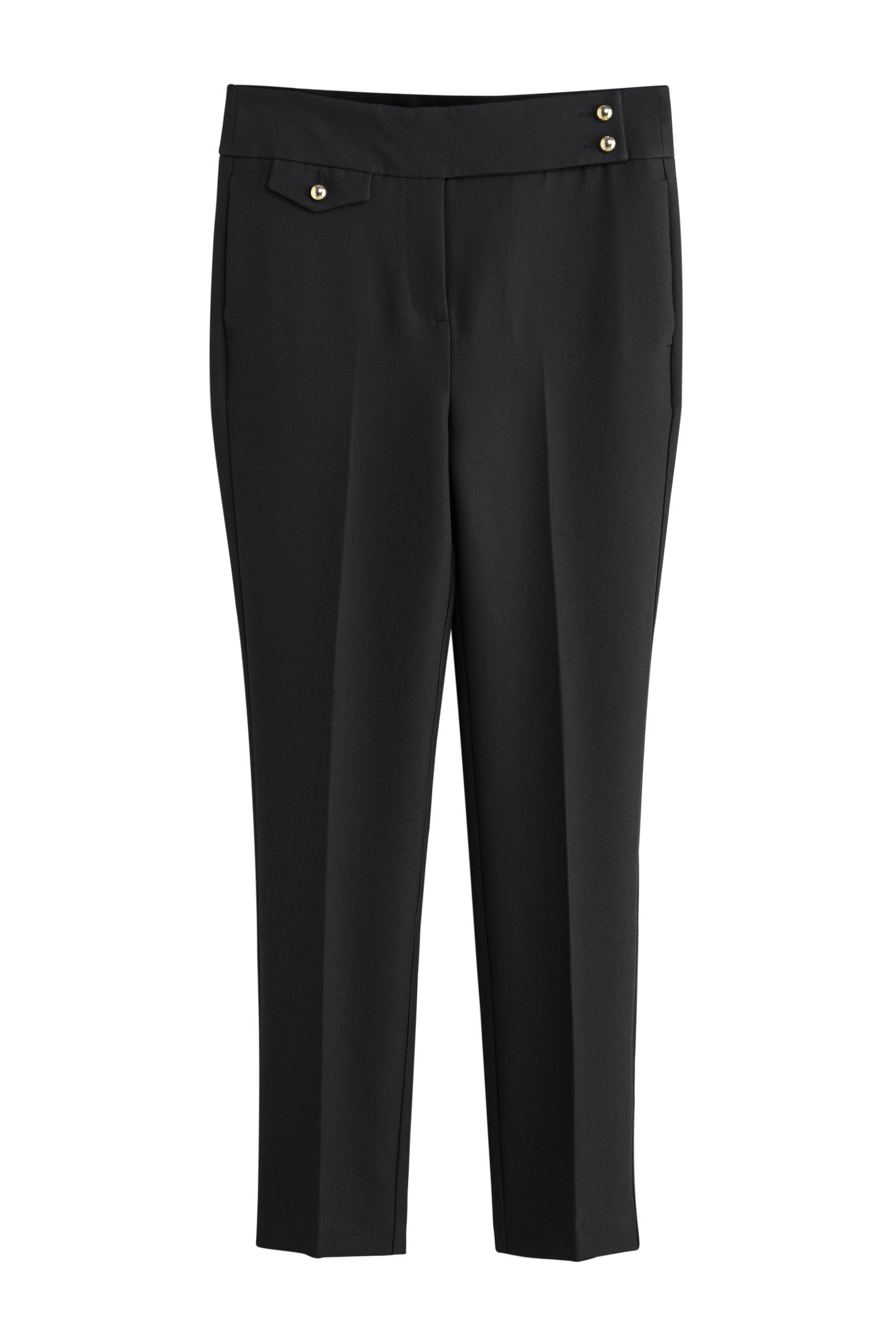 Skihose Skinny Fit Hose mit Knopfdetail