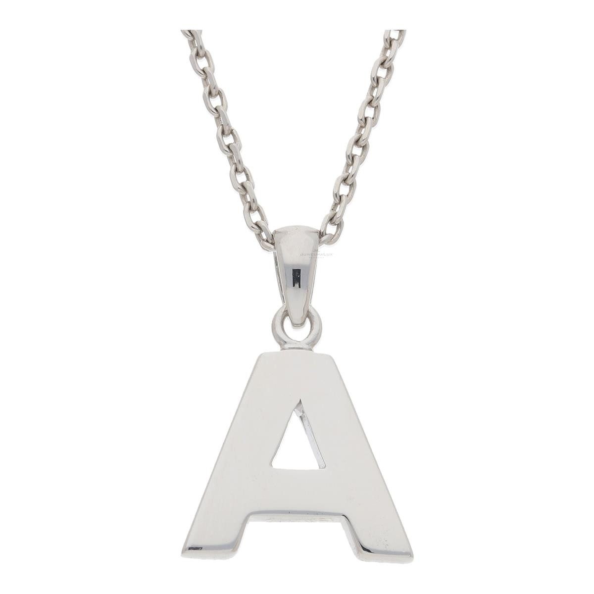 Buchstabenanhänger JuwelmaLux Anhänger Buchstabe A 925/000 Sterling Silber JL10-02-2236